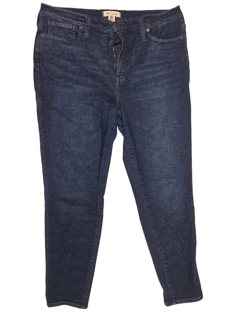 Madewell 10" High-Rise Skinny Jeans Dark Wash Denim Size 32